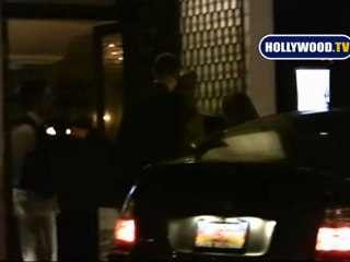 Cameron Diaz Leaves Cecconi's Saturday Night