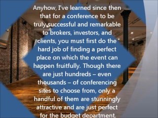 Let your business conference meet success with a conference center in NYC!