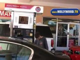 Lindsay Lohan And Samantha Ronson At 76 Gas Station.