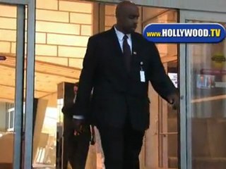 Marcia Clark Leaves Larry King Live.