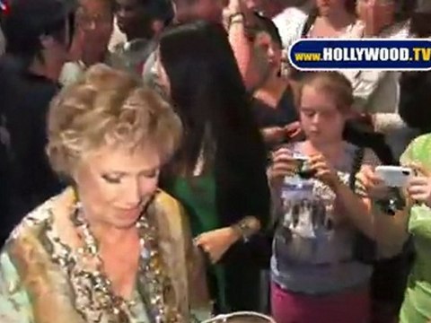 Cloris Leachman Signs Autographs For Fans At Ponyo Screening