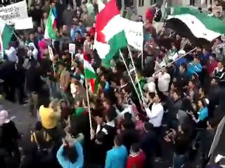 فري برس   قامشلو   مظاهرة الاثنين من اجل المعتقلين 13 2 2012