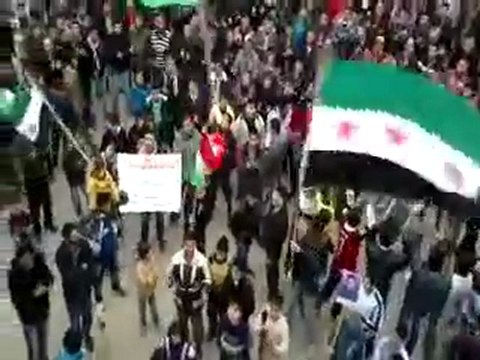 فري برس عامودا مظاهرة الاثنين من اجل المعتقلين 13 2 2012