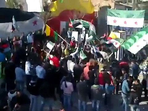 فري برس سرى كانيه رأس العين اعتصام أحد التصعيد الثوري 12 2 2012