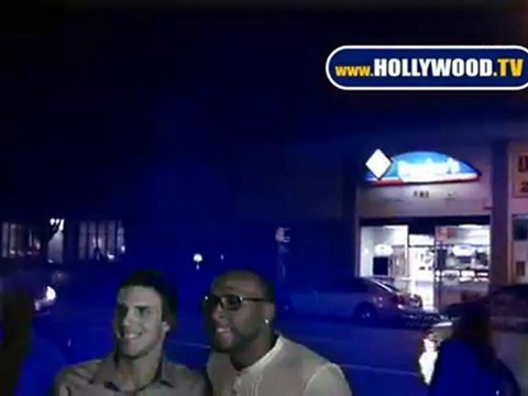 Celebrities At Nobu Restaurant In West Hollywood.