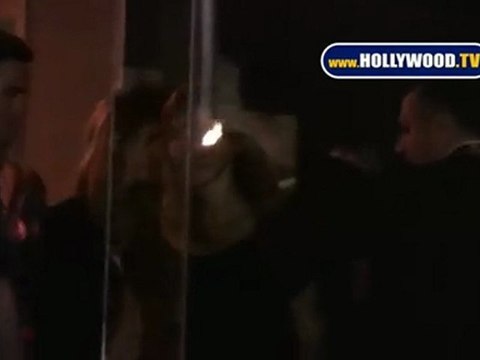 Ashton Kutcher & Demi Moore All Smiles At Katsuya