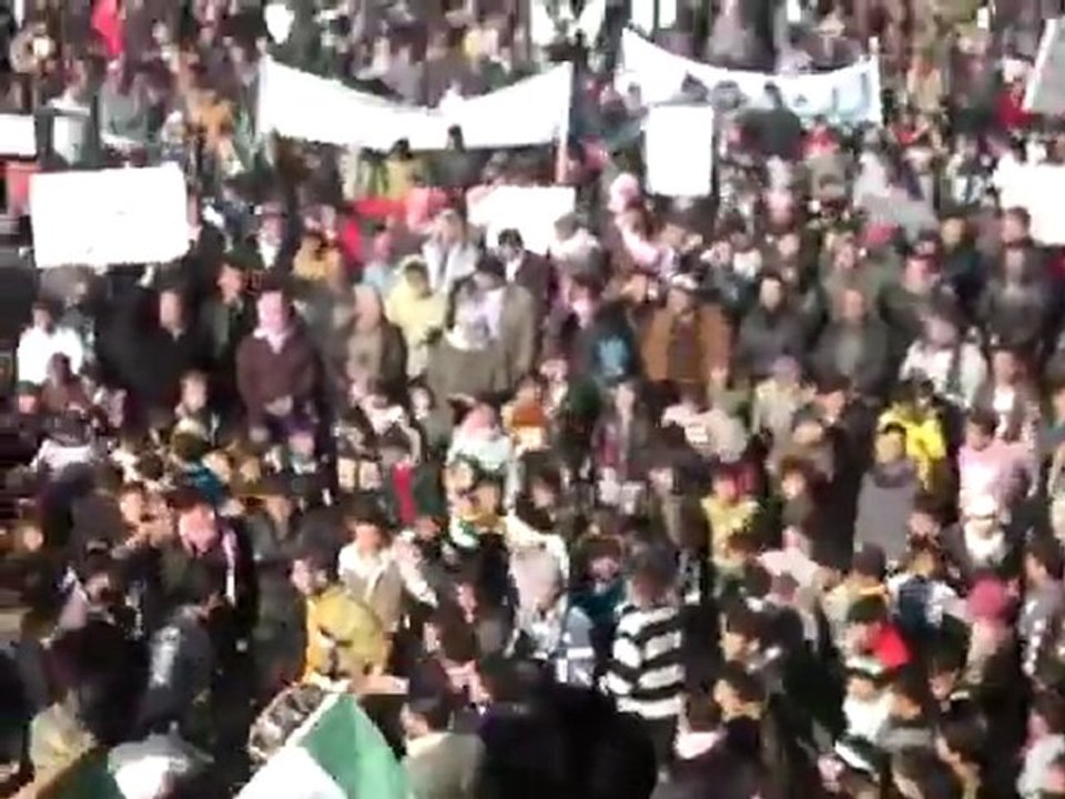 فري برس   ريف حلب تل رفعت جمعة النفير العام  10 2 2012 جـ3