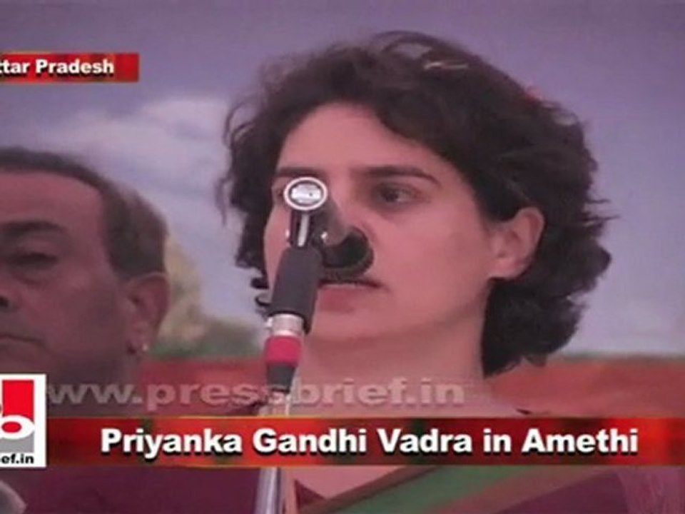 Priyanka Gandhi Vadra in U.P: Stop tolerating, elect a Congress Government