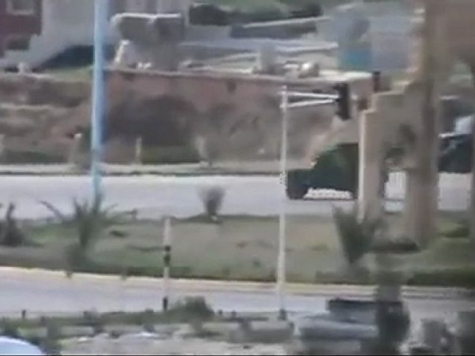 فري برس   حماة هجوم المصفحات على مشاع وادي الجوز12 2 2012