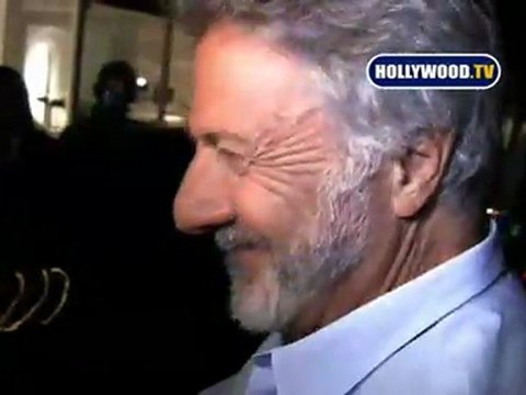 Dustin Hoffman Signs Autographs For Fans At Madeo.