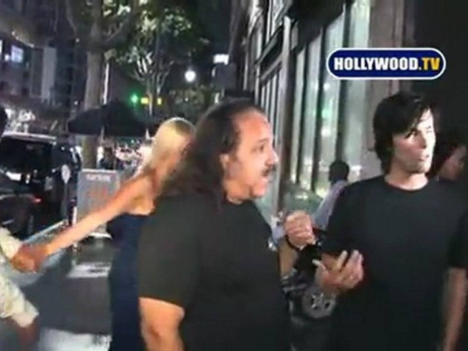 Ron Jeremy And His Blue Crocs At Katsuya.