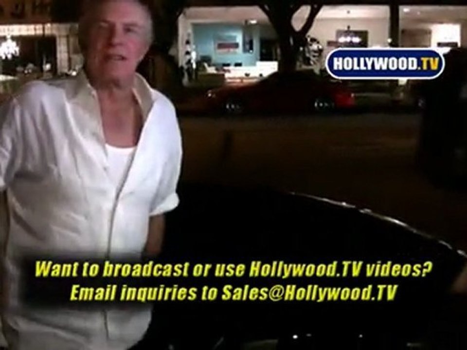 James Caan Talks To Cameras At Madeo Restaurant