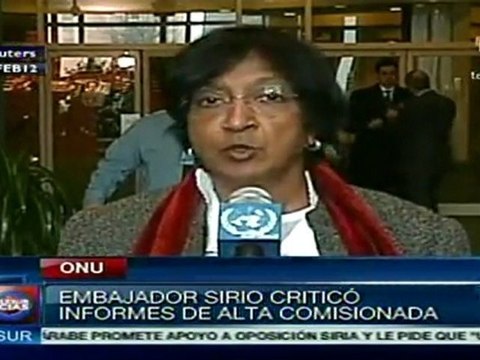 Siria rechaza injerencia extranjera ante la ONU