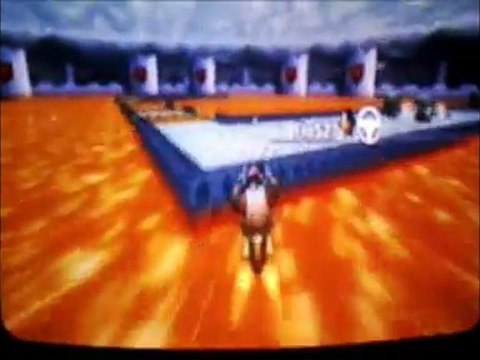 Mario kart wii contre la montre sur GBA château de bowser 3