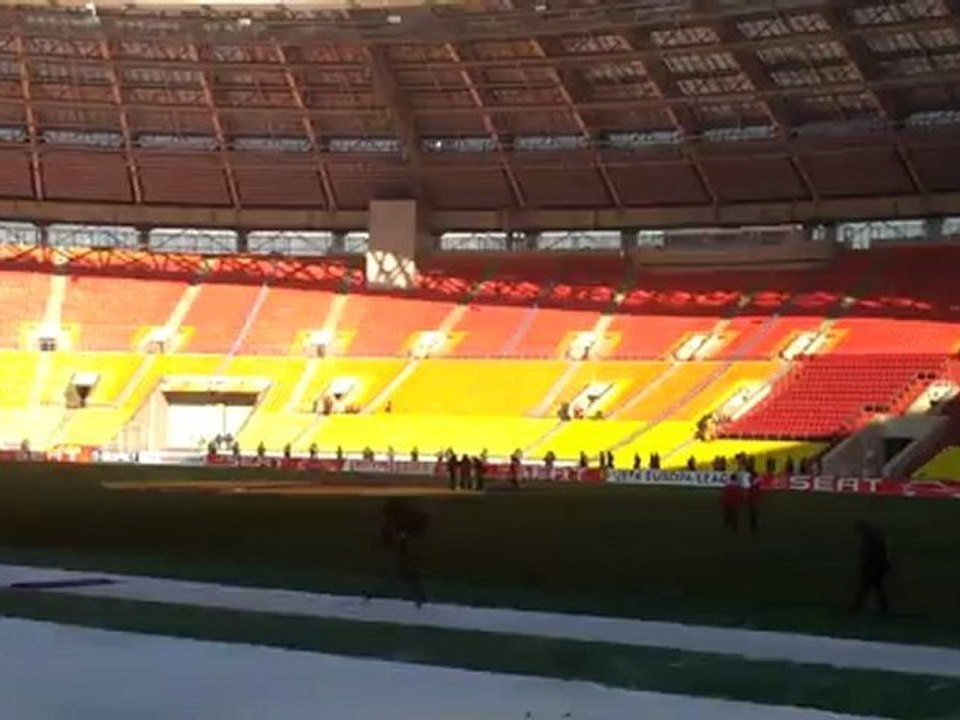 Το Λουζνίκι πριν από την έναρξη του αγώνα