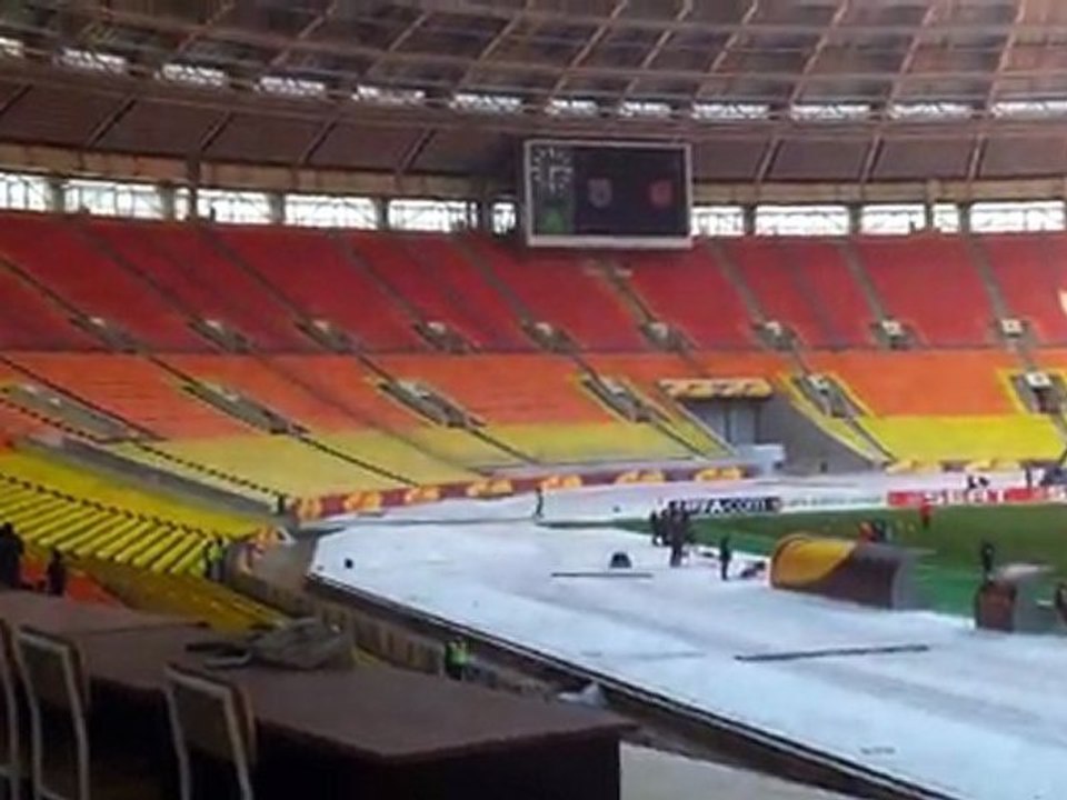 Ζέσταμα Ολυμπιακού πριν από το ματς με την Ρούμπιν