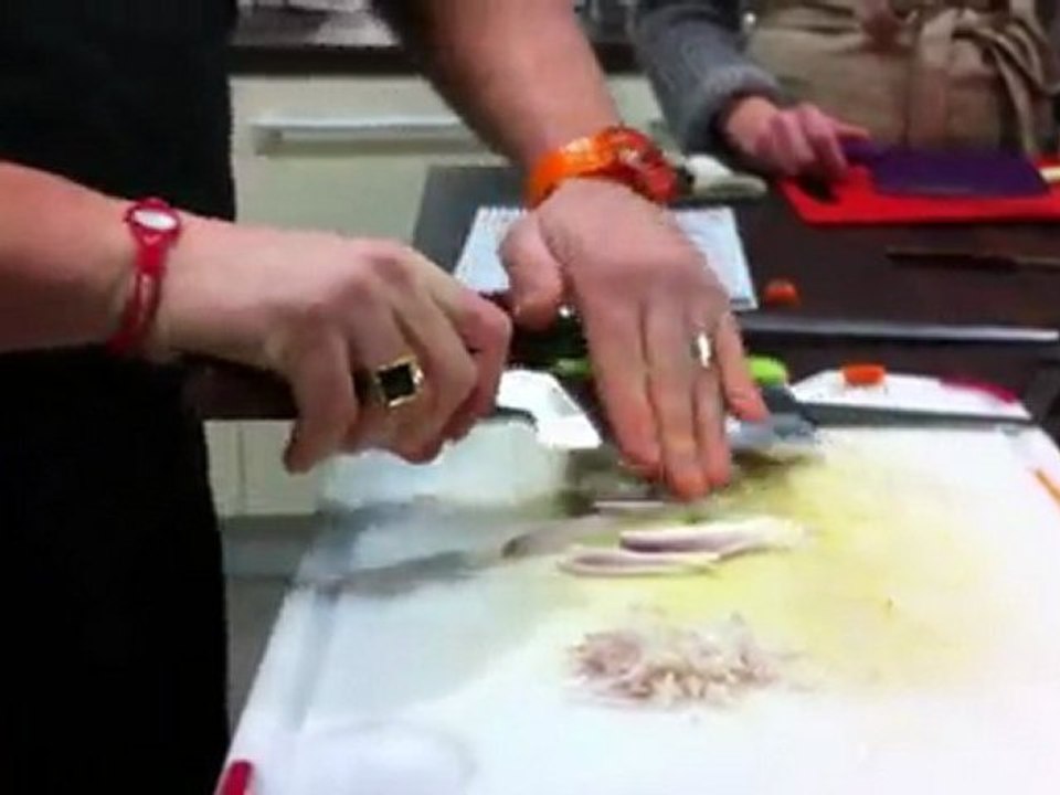 Comment émincer une échalote