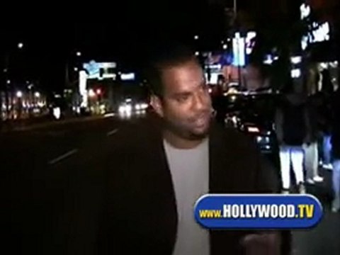 Alfonso Ribeiro Leaving Hyde NightClub.