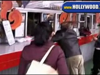 Michael Keaton Ordering Food.