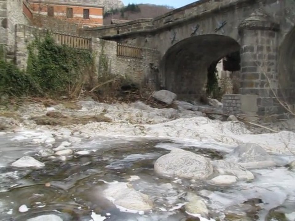 Glace sur l'Ardèche