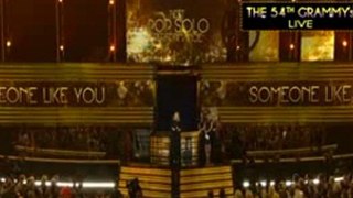 Grammy Awards 2012 _ Adele wins the best pop solo performance for _Someone Like You._-1