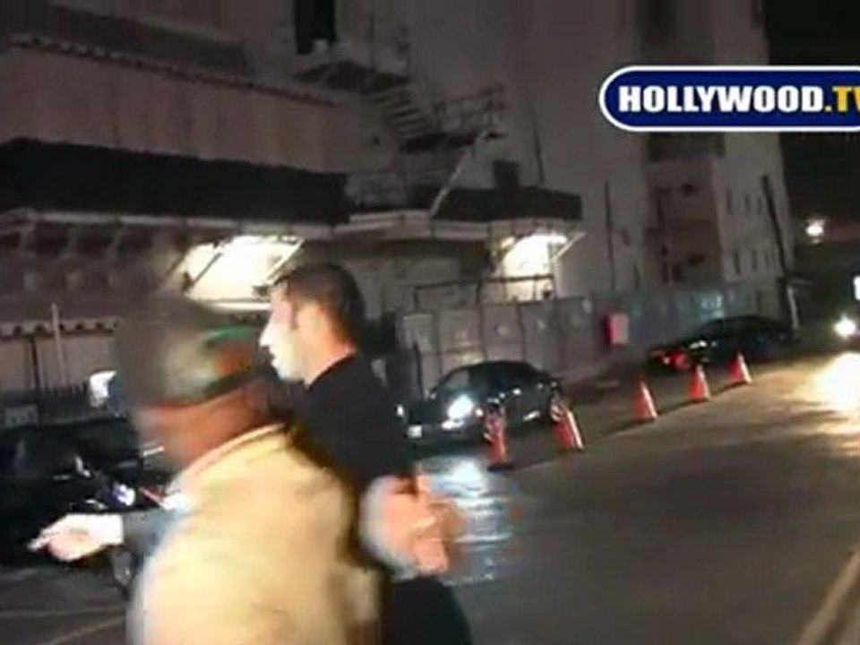 Leonardo DiCaprio At a Hollywood Night Club.