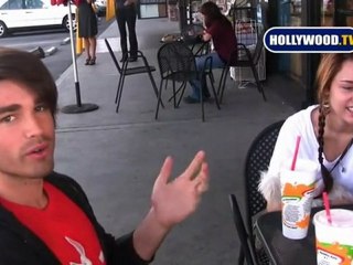 Miley Cyrus and Justin talk about Millions of Milkshakes