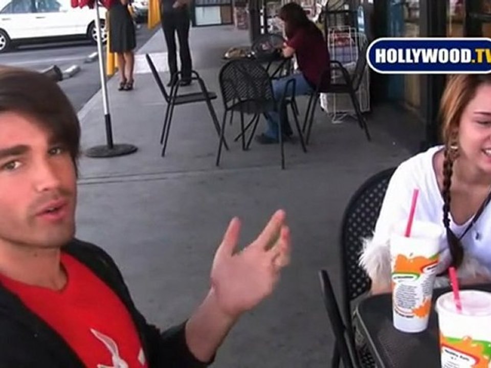 Miley Cyrus and Justin talk about Millions of Milkshakes