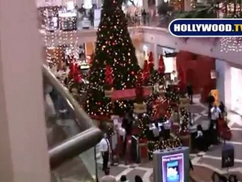 Vanessa Hudgens & Ashley Tisdale At The Mall in Los Angeles