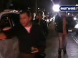 Valet bumps a paparazzi in Jon Cryer's car