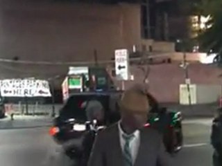 Taye Diggs Walking in Hollywood.