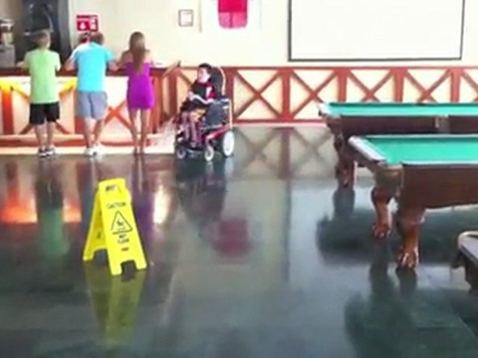 Du drift en fauteuil roulant