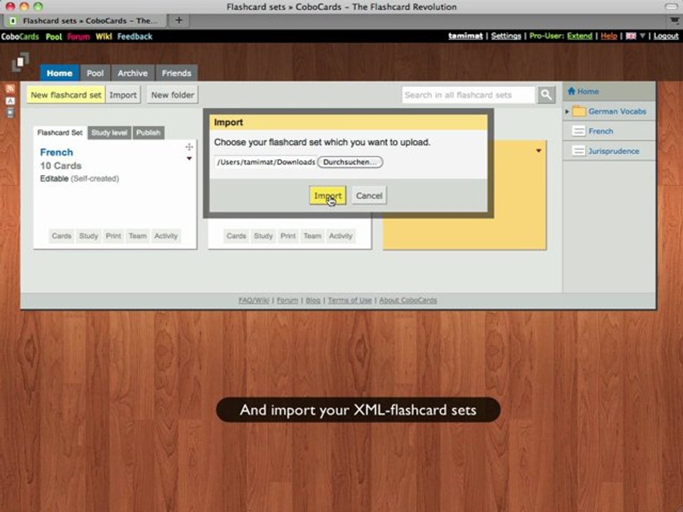 Online Flashcards on CoboCards - How to