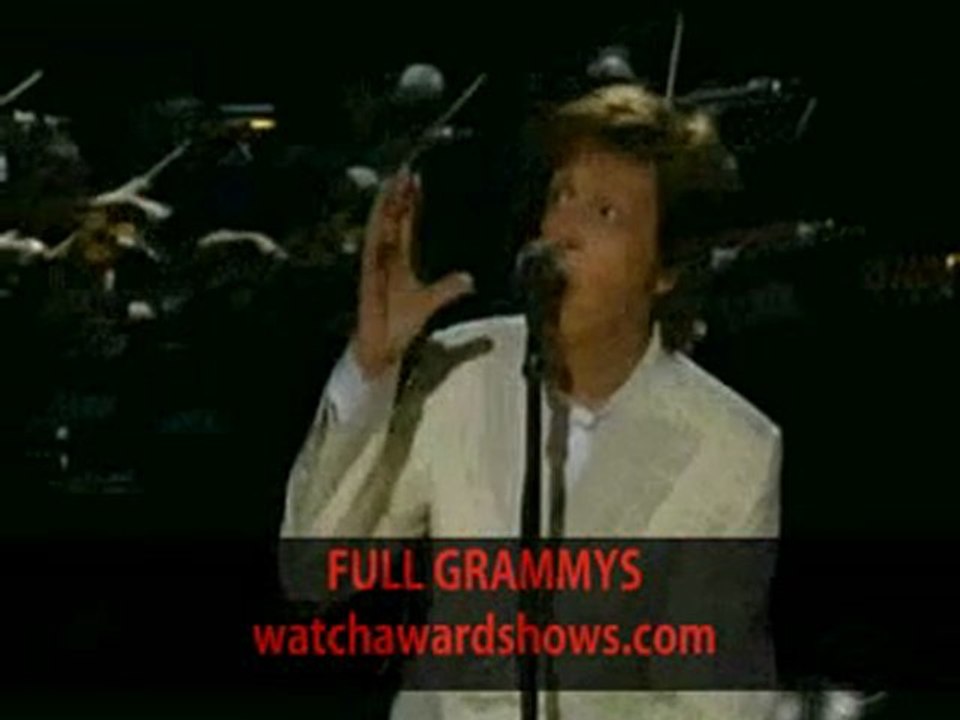Paul McCartney My valentine Grammy performance