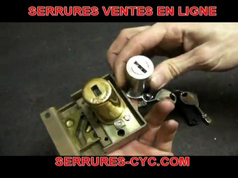 FICHET VERROU SERRURE CLE