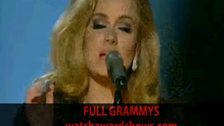 Adele Rolling in the Deep Grammy performance
