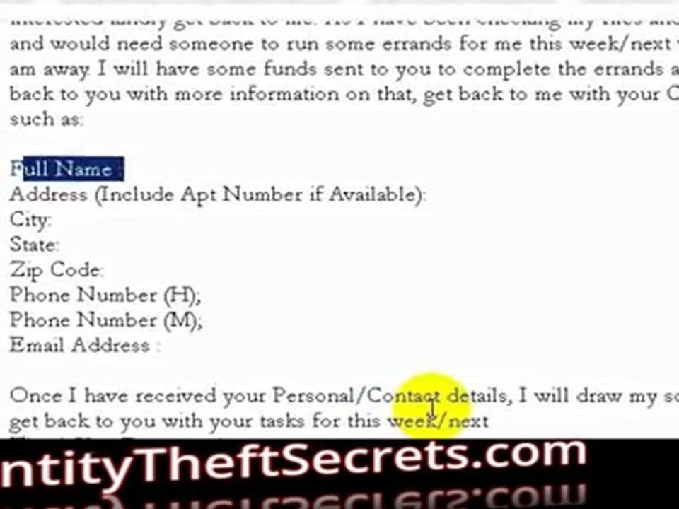 Craigslist Job Scam: KirkdaleHallServices