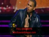 Chris Brown acceptance speech Grammy performance