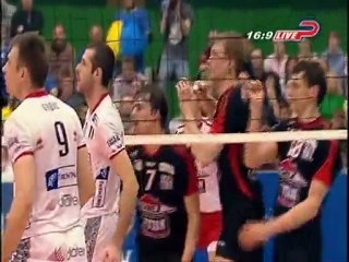 AZS Częstochowa - Trentino CL 2008-09 Quarterfinal First Leg, set 3 and 4