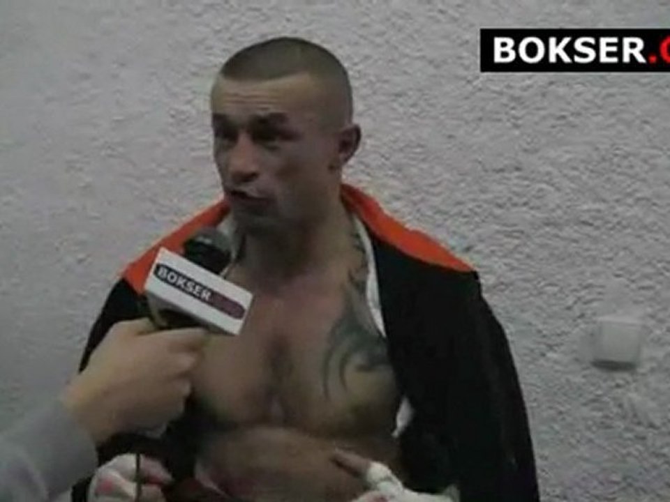 Piotr Wilczewski po zwycięstwie na gali w Olsztynie