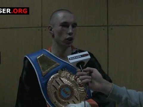 Dariusz Sęk po zwycięstwie na gali w Olsztynie