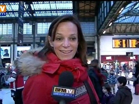 Départs en vacances: routes et gares chargées