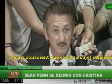 Sean Penn dénonce le colonialisme britannique