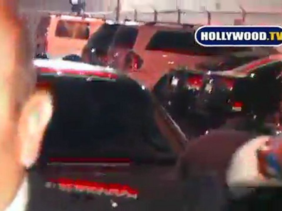 Justin Timberlake Leaves The Jimmy Kimmel Show.