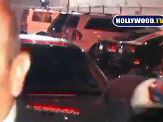 Justin Timberlake Leaves The Jimmy Kimmel Show.
