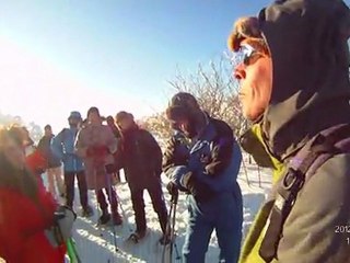 video mp4   RAQUETTE DANS LES VOSGES