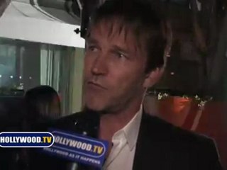 Stephen Moyer Talks About His Fiancee
