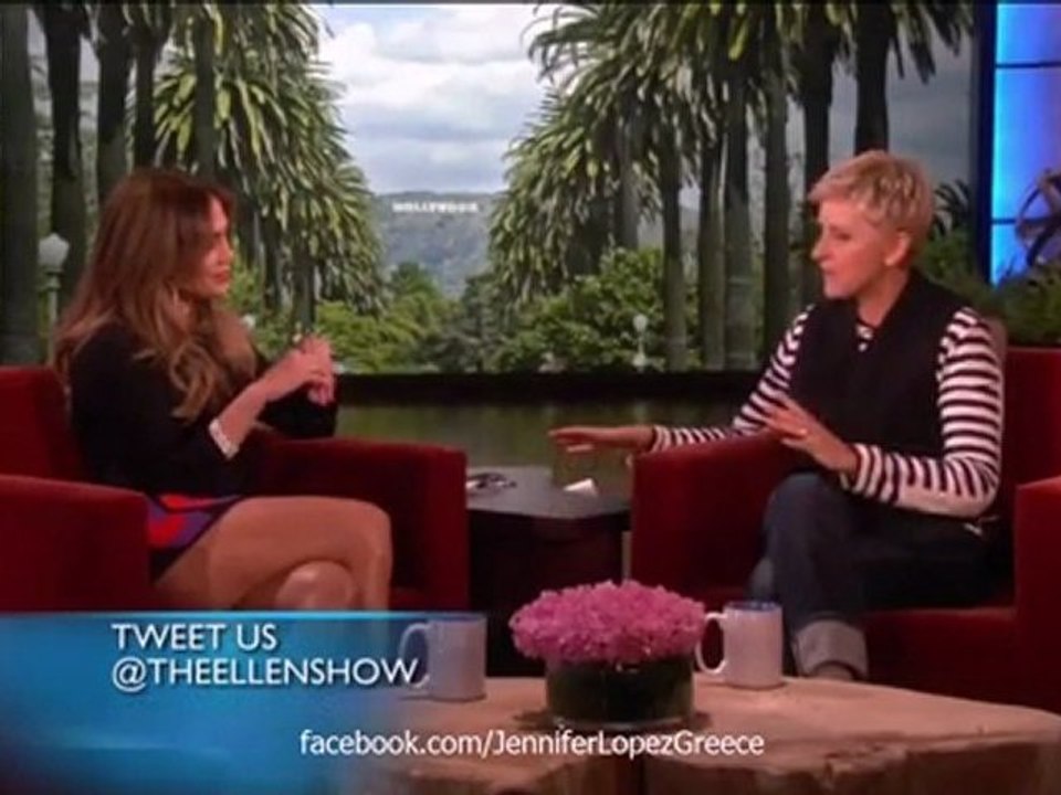 Jennifer Lopez on "The Ellen Show" 13/02/12 [HD]