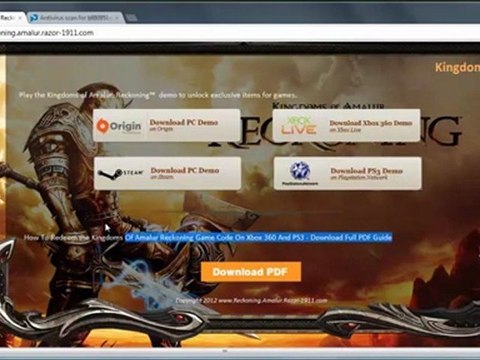 Kingdoms of Amalur Reckoning Steam Keys Leaked