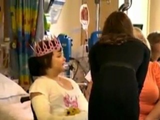 Kate comforts sick children during hospital visit